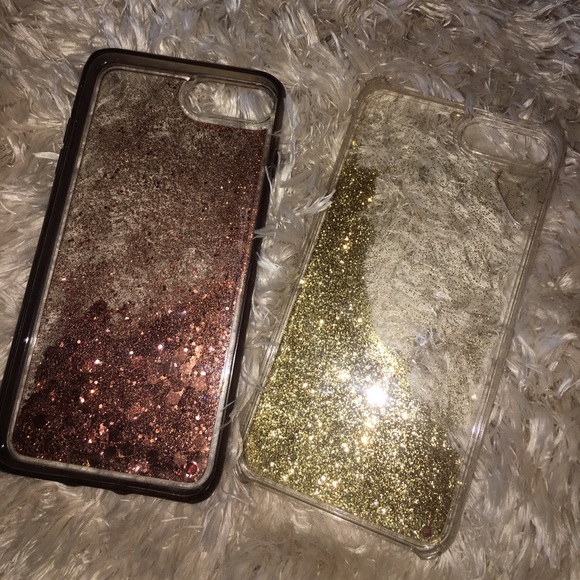 Other - Iphone7+ phone case glitter cases bundle